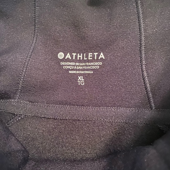 ATHLETA Polartec Funnel Neck Sweatshirt 
SIZE XL
BLACK - Picture 3 of 3